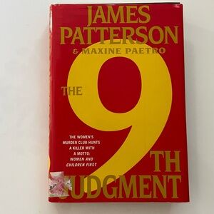 James Patterson The 9th Judgement hardcover book